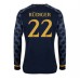 Billige Real Madrid Antonio Rudiger #22 Udebane Fodboldtrøjer 2023-24 Langærmet